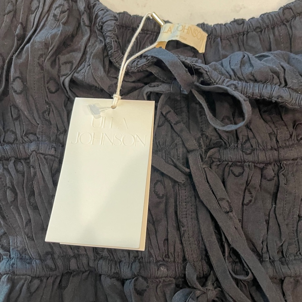 NWT Ulla Johnson Palma Tiered Cotton Eylelet Dress SIZE 8 - Picture 15 of 16